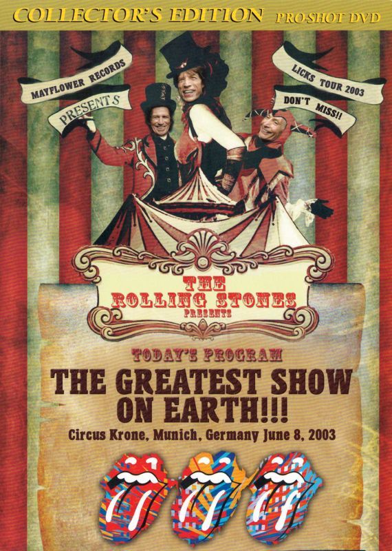 THE ROLLING STONES / THE GREATEST SHOW ON EARTH 【DVD