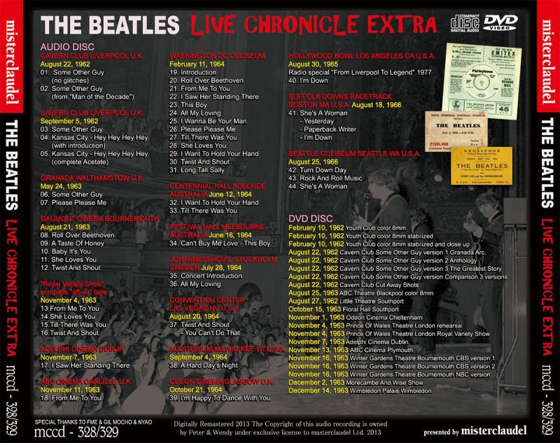 BEATLES LIVE CHRONICLE EXTRA