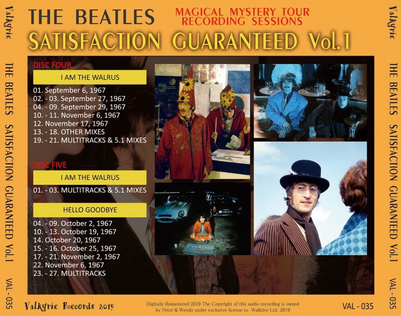 BEATLES SATISFACTION GUARANTEED Vol.1