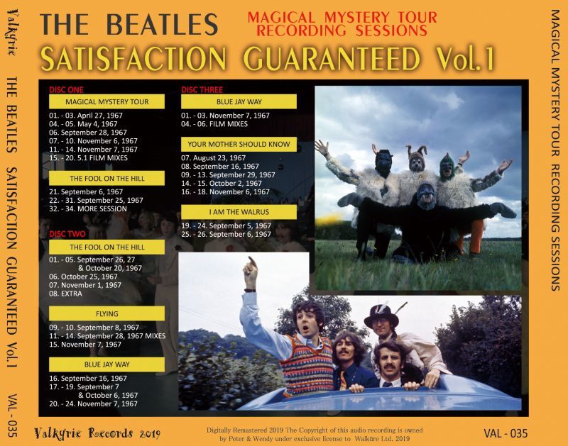 BEATLES SATISFACTION GUARANTEED Vol.1