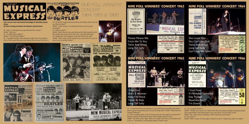 BEATLES NME POLL WINNERS CONCERT