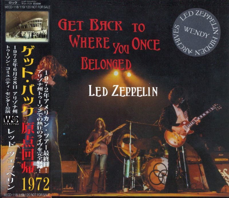 LED ZEPPELIN 3CD 1972 Long Beach