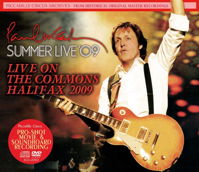 PAUL McCARTNEY 2009 LIVE ON THE COMMONS HALIFAX 3CD+2DVD BOARDWALK