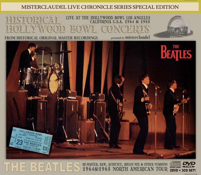 THE BEATLES / HISTORICAL HOLLYWOOD BOWL CONCERTS 【2DVD+3CD】
